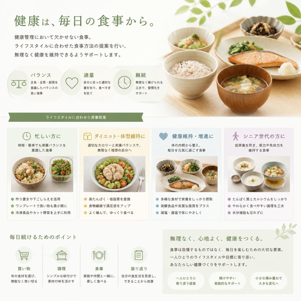 栄養管理と食事サポート